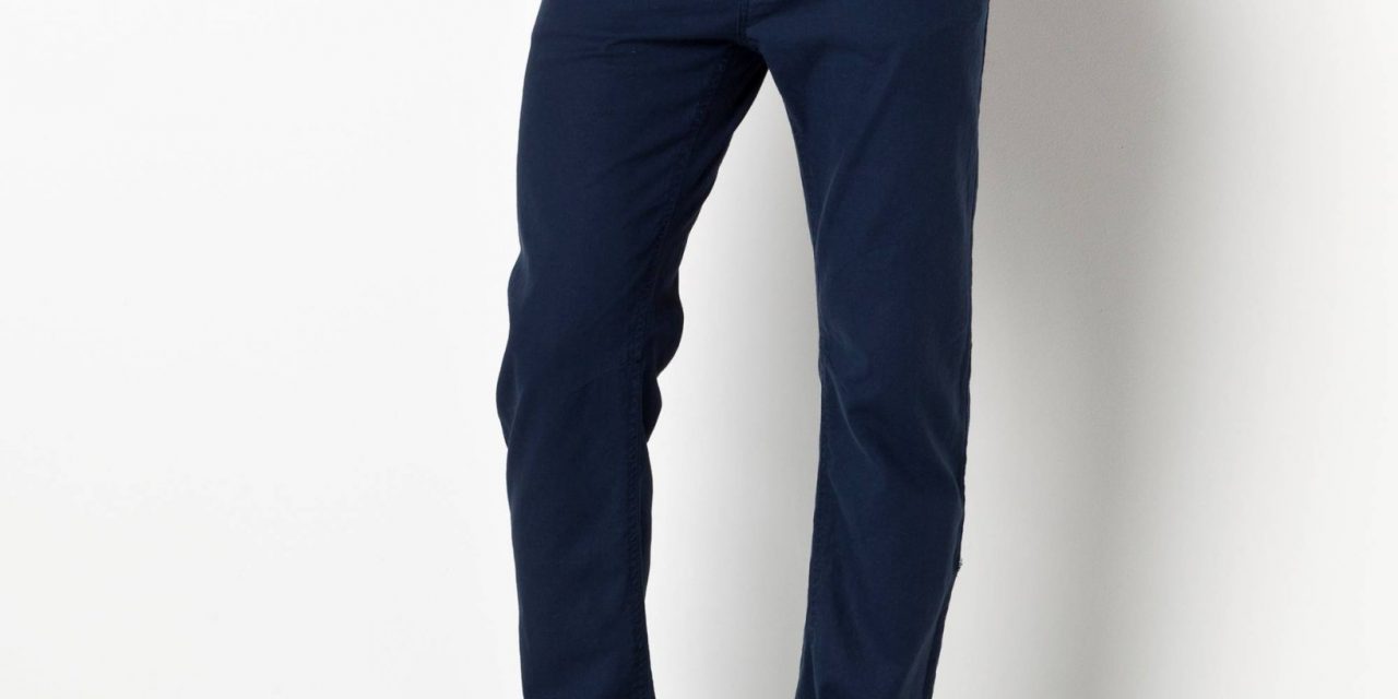 Pantalon bleu homme en toile