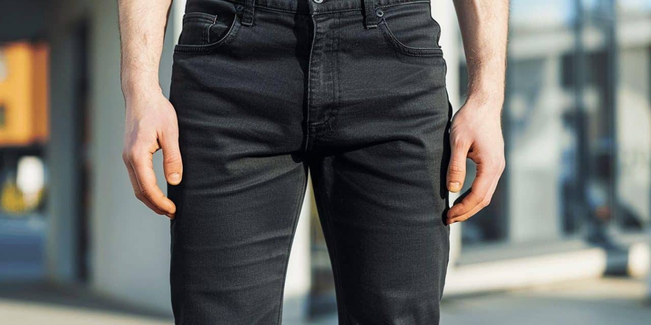 Jean noir homme, l’effet slim sur mon allure