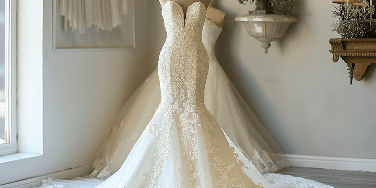 Pourquoi choisir une robe de mariée sirène à bustier ?