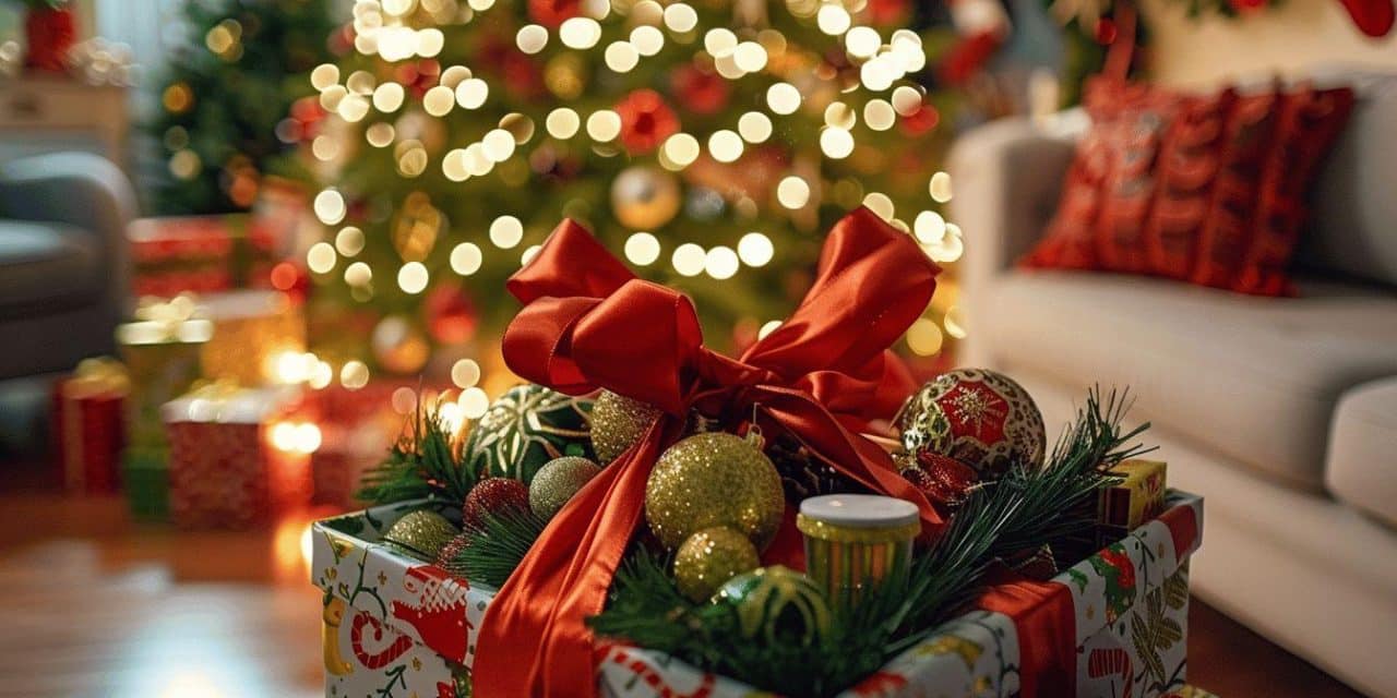 Un magasin en ligne pour un coffret cadeau de noel