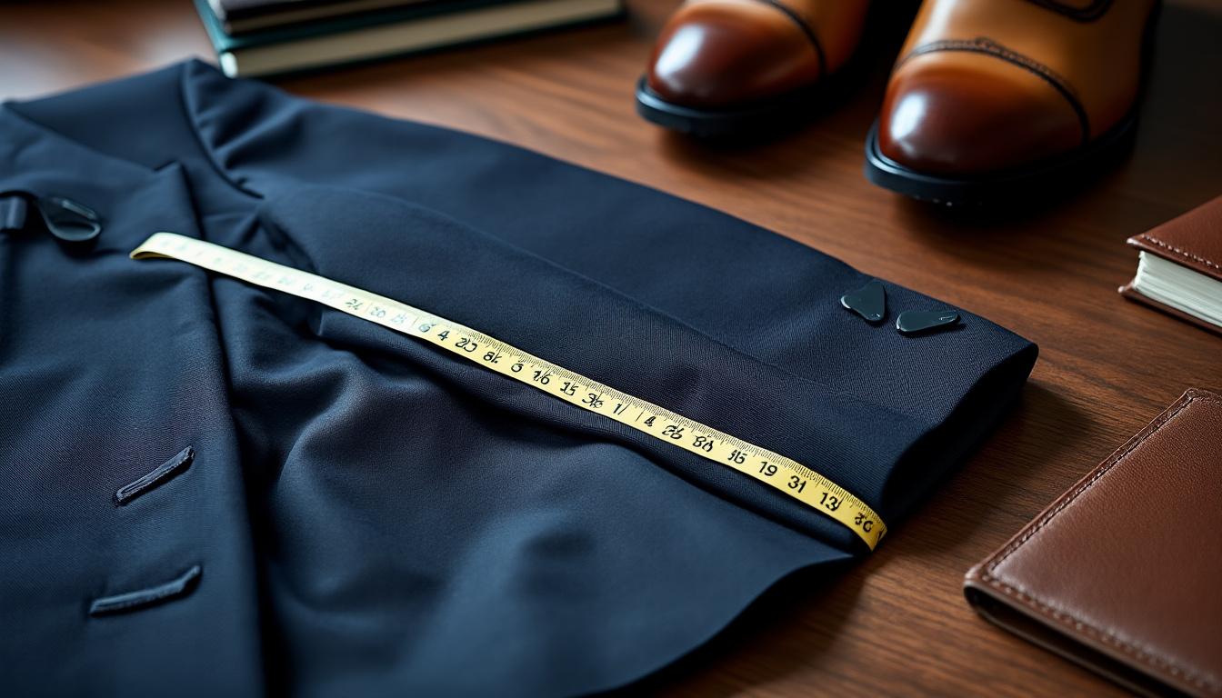 découvrez comment ajuster la longueur des manches d'une veste de costume trop longue pour un look parfaitement adapté et élégant.
